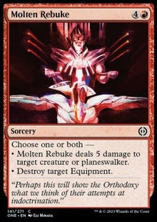 Molten Rebuke⁣ - Phyrexia: All Will Be One⁣ (Common)⁣ [141]