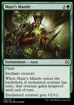 Maze's Mantle⁣ - Phyrexia: All Will Be One⁣ (Common)⁣ [174]