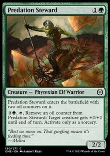 Predation Steward⁣ - Phyrexia: All Will Be One⁣ (Common)⁣ [180]