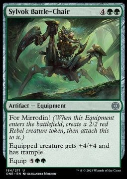 Sylvok Battle-Chair⁣ - Phyrexia: All Will Be One⁣ (Uncommon)⁣ [184]