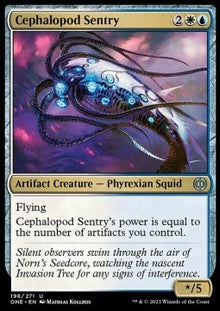 Cephalopod Sentry⁣ - Phyrexia: All Will Be One⁣ (Uncommon)⁣ [198]