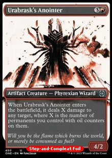 Urabrask's Anointer (V.2)⁣ - Phyrexia: All Will Be One: Extras⁣ (Uncommon)⁣ [450]