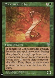 Sabertooth Cobra⁣ - The List⁣ (Common)⁣ [238]