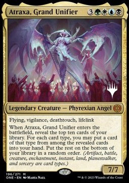 Atraxa, Grand Unifier (V.2)⁣ - Phyrexia: All Will Be One: Promos⁣ (Mythic)⁣ [196]