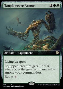 Tangleweave Armor⁣ - Commander: Phyrexia: All Will Be One: Extras⁣ (Rare)⁣ [36]