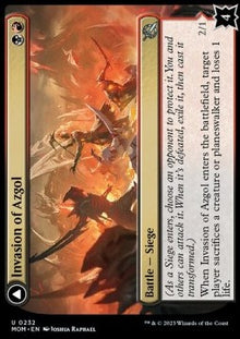 Invasion of Azgol // Ashen Reaper⁣ - March of the Machine⁣ (Uncommon)⁣ [232]