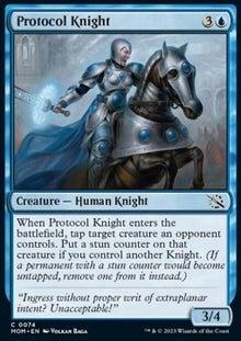 Protocol Knight⁣ - March of the Machine⁣ (Common)⁣ [74]