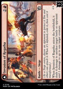 Invasion of Regatha // Disciples of the Inferno⁣ - March of the Machine⁣ (Uncommon)⁣ [148]