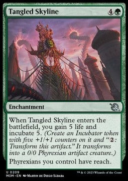 Tangled Skyline⁣ - March of the Machine⁣ (Uncommon)⁣ [209]