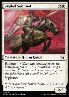 Sigiled Sentinel⁣ - March of the Machine⁣ (Common)⁣ [37]
