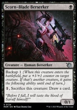 Scorn-Blade Berserker⁣ - March of the Machine⁣ (Uncommon)⁣ [124]