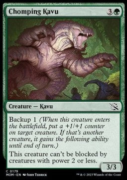 Chomping Kavu⁣ - March of the Machine⁣ (Common)⁣ [179]