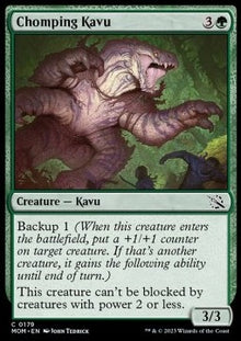 Chomping Kavu⁣ - March of the Machine⁣ (Common)⁣ [179]