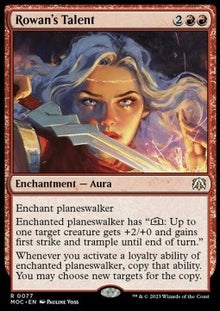 Rowan's Talent⁣ - Commander: March of the Machine⁣ (Rare)⁣ [77]