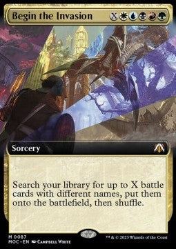 Begin the Invasion⁣ - Commander: March of the Machine: Extras⁣ (Mythic)⁣ [87]