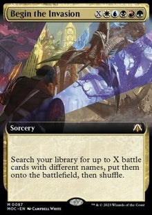 Begin the Invasion⁣ - Commander: March of the Machine: Extras⁣ (Mythic)⁣ [87]
