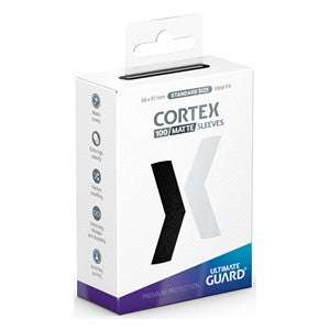 100 Ultimate Guard Cortex Matte Sleeves (Black)
