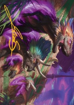 Art Series: Burning Sun's Fury (V.2) - March of the Machine: Extras (Tip Card) [XMOM-A29]