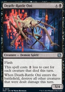 Death-Rattle Oni⁣ - March of the Machine: The Aftermath⁣ (Uncommon)⁣ [13]