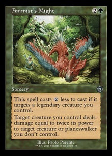 Animist's Might (V.1)⁣ - March of the Machine: The Aftermath: Extras⁣ (Uncommon)⁣ [70]