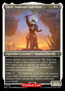 Tazri, Stalwart Survivor (V.2)⁣ - March of the Machine: The Aftermath: Extras⁣ (Rare)⁣ [106]