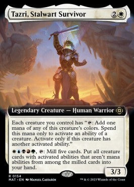 Tazri, Stalwart Survivor (V.3)⁣ - March of the Machine: The Aftermath: Extras⁣ (Rare)⁣ [154]