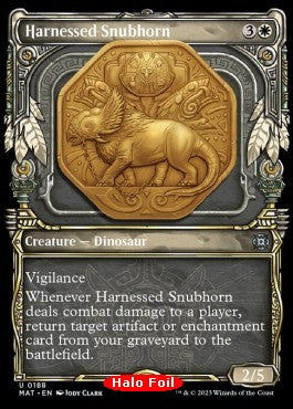 Harnessed Snubhorn (V.3)⁣ - March of the Machine: The Aftermath: Extras⁣ (Uncommon)⁣ [188]