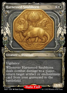 Harnessed Snubhorn (V.3)⁣ - March of the Machine: The Aftermath: Extras⁣ (Uncommon)⁣ [188]