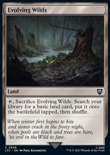 Evolving Wilds⁣ - Commander: The Lord of the Rings: Tales of Middle-earth⁣ (Common)⁣ [306]