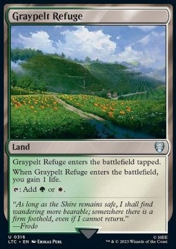 Graypelt Refuge⁣ - Commander: The Lord of the Rings: Tales of Middle-earth⁣ (Uncommon)⁣ [316]