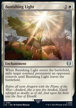 Banishing Light⁣ - Commander: The Lord of the Rings: Tales of Middle-earth⁣ (Uncommon)⁣ [161]