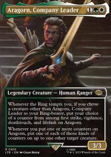 Aragorn, Company Leader (V.2)⁣ - The Lord of the Rings: Tales of Middle-earth: Extras⁣ (Rare)⁣ [410]