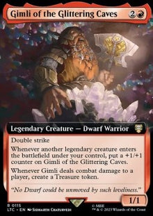 Gimli of the Glittering Caves⁣ - Commander: The Lord of the Rings: Tales of Middle-earth: Extras⁣ (Rare)⁣ [115]