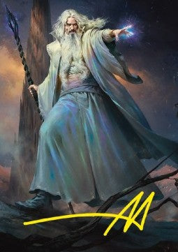 Art Series: Saruman of Many Colors (V.2) - The Lord of the Rings: Tales of Middle-earth: Extras (Tip Card) [XLTR-A20]