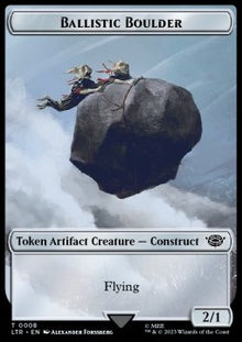 Ballistic Boulder Token (A 2/1) // Food Token (V.1)⁣ - The Lord of the Rings: Tales of Middle-earth: Extras⁣ (Token)⁣ [T 8/9]
