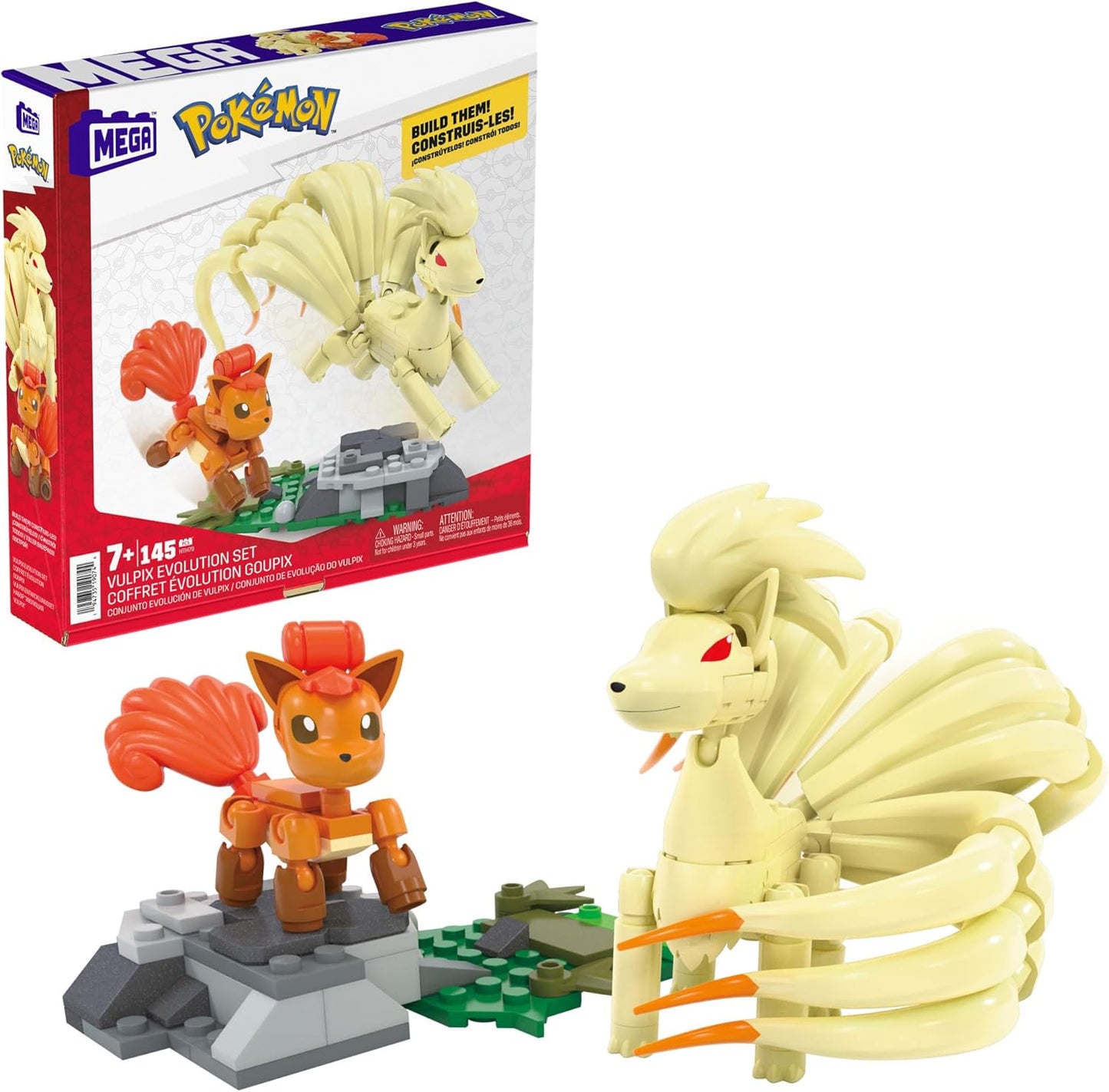 MEGA Pokémon Vulpix Evolution Set – Bauset (HTH79)