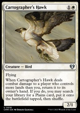 Cartographer's Hawk⁣ - Commander Masters⁣ (Uncommon)⁣ [18]