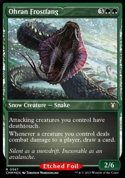Ohran Frostfang (V.1)⁣ - Commander Masters: Extras⁣ (Rare)⁣ [567]