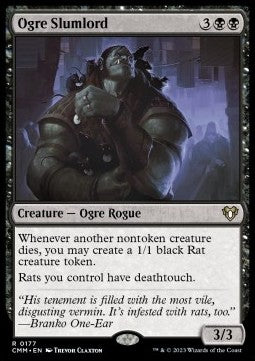 Ogre Slumlord⁣ - Commander Masters⁣ (Rare)⁣ [177]