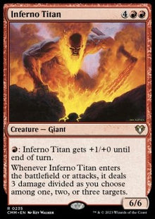 Inferno Titan⁣ - Commander Masters⁣ (Rare)⁣ [235]