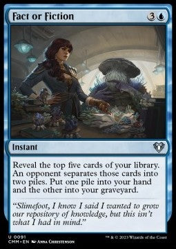Fact or Fiction⁣ - Commander Masters⁣ (Uncommon)⁣ [91]