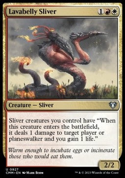 Lavabelly Sliver⁣ - Commander Masters: Extras⁣ (Uncommon)⁣ [927]
