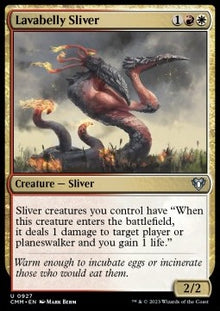 Lavabelly Sliver⁣ - Commander Masters: Extras⁣ (Uncommon)⁣ [927]