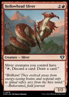 Hollowhead Sliver⁣ - Commander Masters: Extras⁣ (Uncommon)⁣ [878]