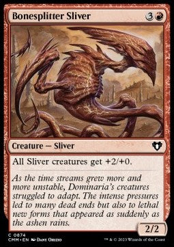 Bonesplitter Sliver⁣ - Commander Masters: Extras⁣ (Common)⁣ [874]