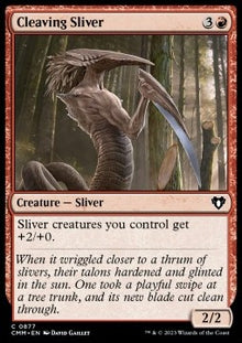 Cleaving Sliver⁣ - Commander Masters: Extras⁣ (Common)⁣ [877]