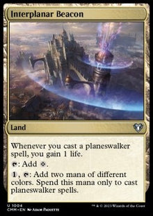 Interplanar Beacon⁣ - Commander Masters: Extras⁣ (Uncommon)⁣ [1004]