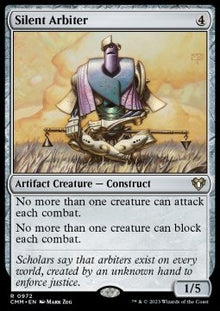 Silent Arbiter - Commander Masters: Extras (Rare) [XCMM-972]