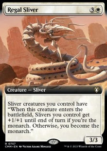 Regal Sliver (V.2)⁣ - Commander Masters: Extras⁣ (Rare)⁣ [757]