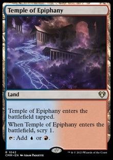 Temple of Epiphany⁣ - Commander Masters: Extras⁣ (Rare)⁣ [1042]